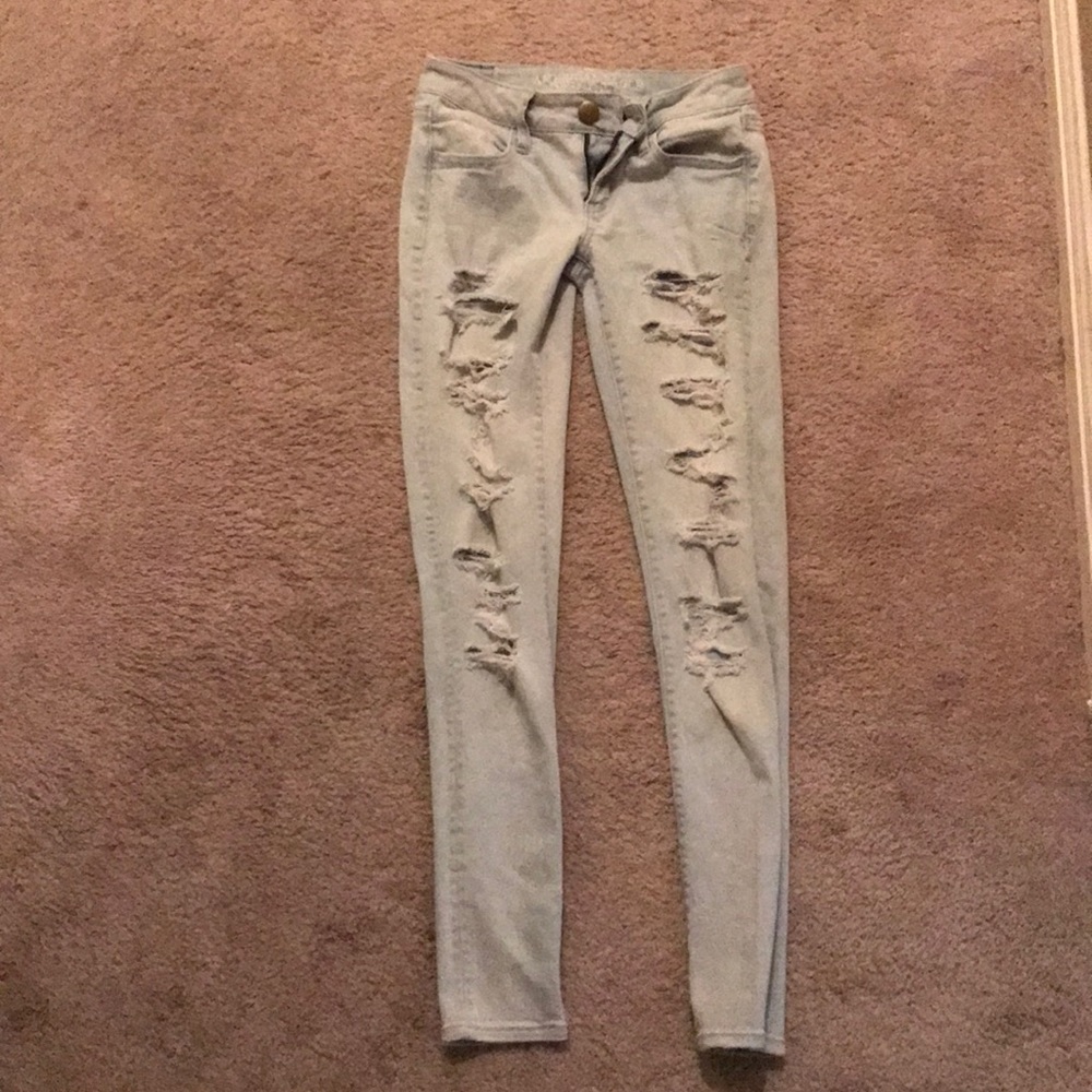 American Eagle ripped jeans